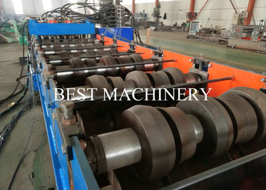 Road Safety Highway Guardrail Roll Forming Machine 22kw Power PLC Control