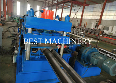 Road Safety Highway Guardrail Roll Forming Machine 22kw Power PLC Control