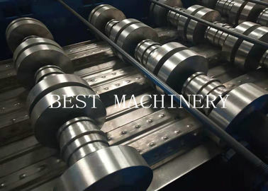 Steel Structure Galvanized Floor Deck Roll Forming Machine With Highly Speed