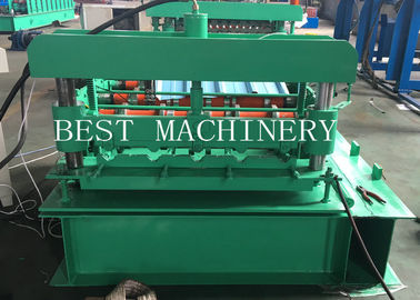 Hydraulic Roofing Sheet Crimping Roll Forming Machine 0.3-0.8mm Thickness