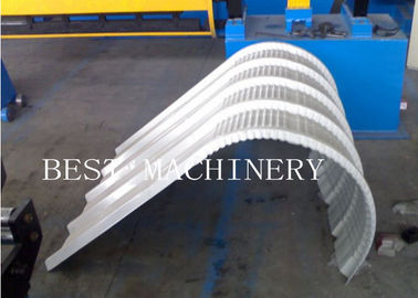 Hydraulic Roofing Sheet Crimping Roll Forming Machine 0.3-0.8mm Thickness