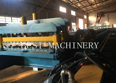 30M/MIN High Speed Roofing Sheet Tile Roll Forming Machine Gear Box Driven