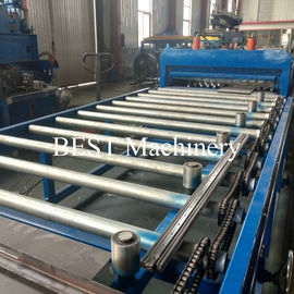 Plank Perforated C U Channel Cable Tray Roll Forming Machine Hydraulic Cutter / Punch