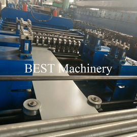 Plank Perforated C U Channel Cable Tray Roll Forming Machine Hydraulic Cutter / Punch