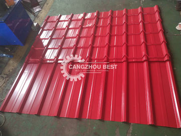 8.5kw Steel Tile Trapezoidal Roof Sheet Roll Forming Making Machine