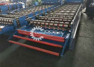 Q Type Roof Tile Roll Forming Machine Galvanized Steel PPGI Coil Oriental Afica Design