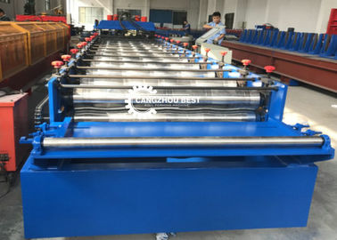 Color Steel Profile Glazed Roof Tile Roll Forming Machine For Zinc Sheet