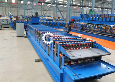 Double Layer Roofing Sheet Roll Forming Machine Popular Design YX686/ YX762