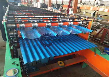 Fast Metal Roofing Sheet Roll Forming Machine For Corrugated Steel Tile