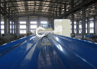 Trapezoid Long K Span Cold Roll Forming Machine For No Girder Curving Roofing Sheet