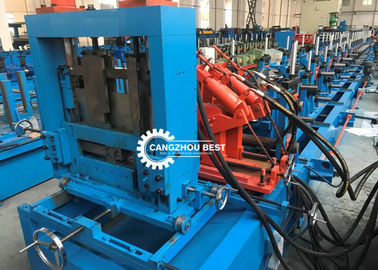 Automatic Cold Steel Strip Profile Cz Purlin Roll Forming Machine For Roof Truss