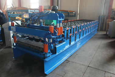 Low Noise Galvanized Steel Zinc Roofing Sheet Roll Forming Machine For Wall Cladding