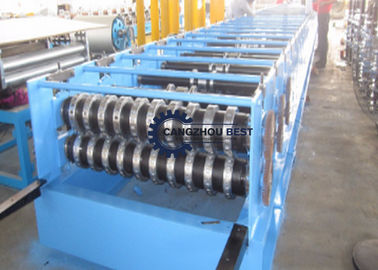 Steel Structure Metal Floor Deck Roll Forming Machine For Building Material