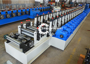 Supermarket Shelf Upright Rack Roll Forming Machine For Storage , Fast Speed