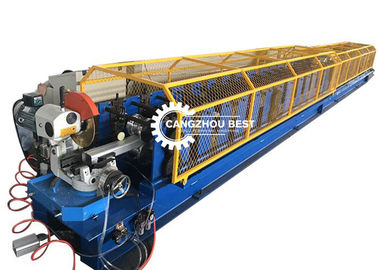 PLC Control Cold Roll Forming Machine For Square &amp; Round Downspout Drain Pipe