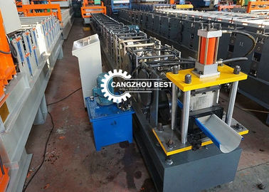 Steel Down Spout Roll Forming Machine For Downpipe / Gutter Profile / Tube