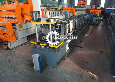 Steel Down Spout Roll Forming Machine For Downpipe / Gutter Profile / Tube