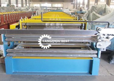 CE Double Layer Profile Roofing Sheet Roll Forming Machine 5.5KW Cutting