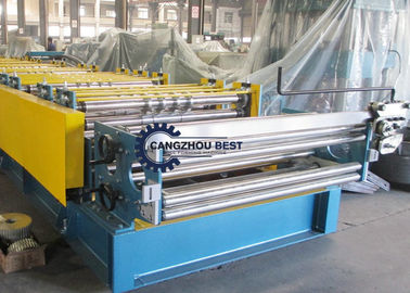 CE Double Layer Profile Roofing Sheet Roll Forming Machine 5.5KW Cutting