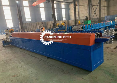 Metal Steel Gutter Profile Drain Pipe Roll Forming Machine Seaming Type