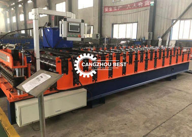 Double Layer Roofing Sheet Roll Forming Machine In Color Steel Africa Profile