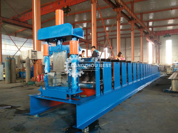 Plc Hat Purlin Roll Forming Machine , 3 Phase C Channel Roll Forming Machine