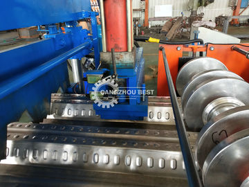 Galvanized Steel Floor Tile Decking Roof Sheet Roll Forming Machine For Building