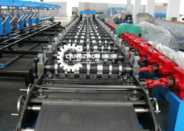 Traffic Barrier Crash Highway Guardrail Roll Forming Machine Hydraulic Cutting