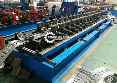 100-600mm Adjustable Bridge Cable Tray Machine / Production Line Low Noise