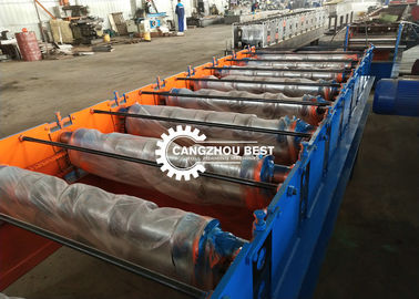 Aluminum IBR Roofing Sheet Roll Forming Machine Colored Steel Tile Type