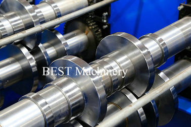 Color Steel High Srength Metal Deck Floor Roll Forming Machine For Closed Floor Decking