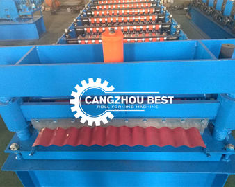 IBR Metal Roofing Pofile Steel Sheet Roll Forming Machine With PPGI / GI Material