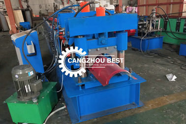 Color Steel Brick&amp;Roman Tile Roll Top Ridge Cap Roll Froming Machine