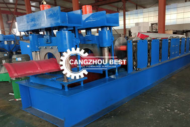 Color Steel Brick&amp;Roman Tile Roll Top Ridge Cap Roll Froming Machine