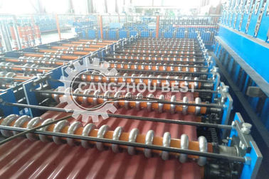 Single Layer Aluminium Roofing Sheet Roll Forming Machine 2 Year Warranty