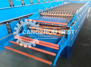 Double Layer 0.3mm PPGI Roofing Sheet Roll Forming Machine