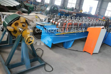 Color Coated Steel Sheet Ridge Cap Roll Forming Machine Tile Press