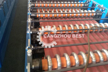 840 850 Double Layer Roofing Sheet Roll Forming Machine For Steel Roofing