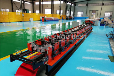 Low Noise Roof Ridge Cap Roll Forming Machine With Single Chain Transmission