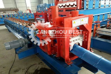 Glazed Roof Sheeting Metal Ridge Cap Roll Forming Machine Stable Performance