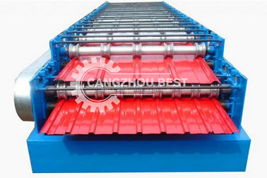 Hydraulic Aluminum Zinc Standing Seam Roll Forming Machine For Roof Panel