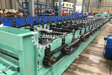 Galvanized Metal Roofing Sheet Making Machine For Steel Decking Floor Tile