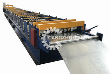 Low Noise Automatic Metal Floor Deck Roll Forming Machine For Popular Profile Machine