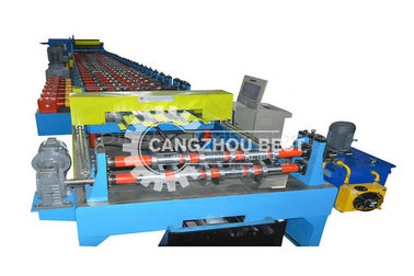 H75 Russian Standard Floor Deck Roll Forming Machine / Metal Profile Forming Line