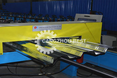 H75 Russian Standard Floor Deck Roll Forming Machine / Metal Profile Forming Line