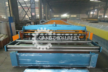 Colored Steel Plate / Galvanized Board Sheet Roll Forming Machine With 30 Groups Rollers