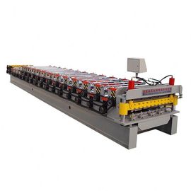 Professional Galvanized Steel Floor Deck Roll Forming Machine High Speed 10-15m / Min