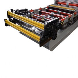 Professional Galvanized Steel Floor Deck Roll Forming Machine High Speed 10-15m / Min