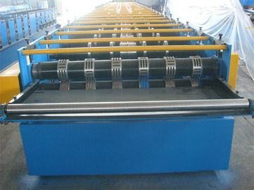 Professional Galvanized Steel Floor Deck Roll Forming Machine High Speed 10-15m / Min