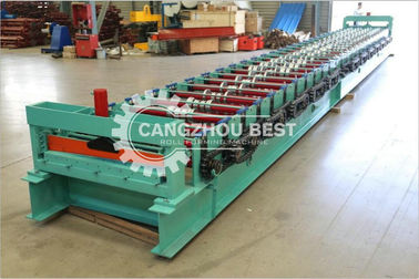 Cr12 Automatic Galvanized Steel Sheet Roll Forming Machine PLC Frequency Control